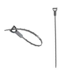 Desentupidor Coletor de Cabelos Star Limp 51cm Flexível Reutilizável para Ralos de Pia Banheiro e Lavanderia